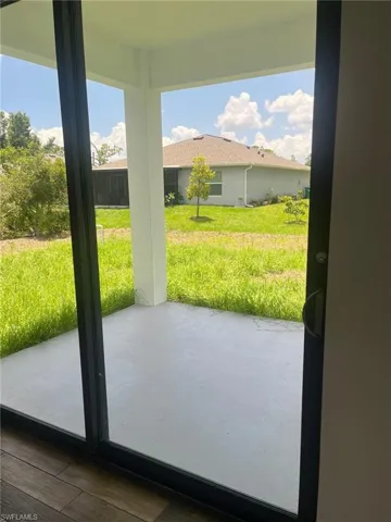 Entryway with wood finished floors