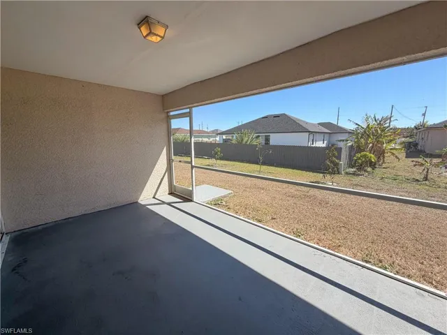View of patio with a residential view