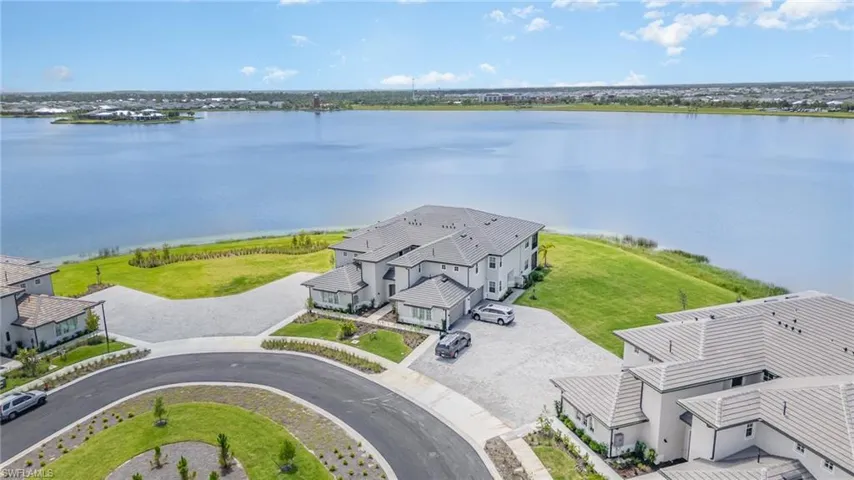 Aerial view of a large body of water, LAKE BABCOCK