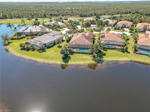 Aerial view of back of the house.