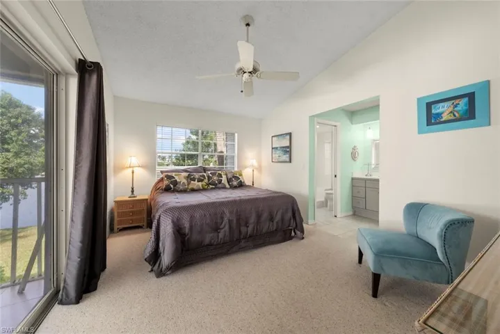 Spacious primary bedroom