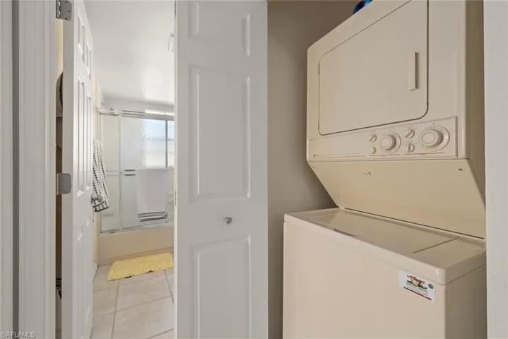 Easy access to washer and dryer