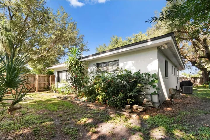 View of home's exterior featuring stucco siding