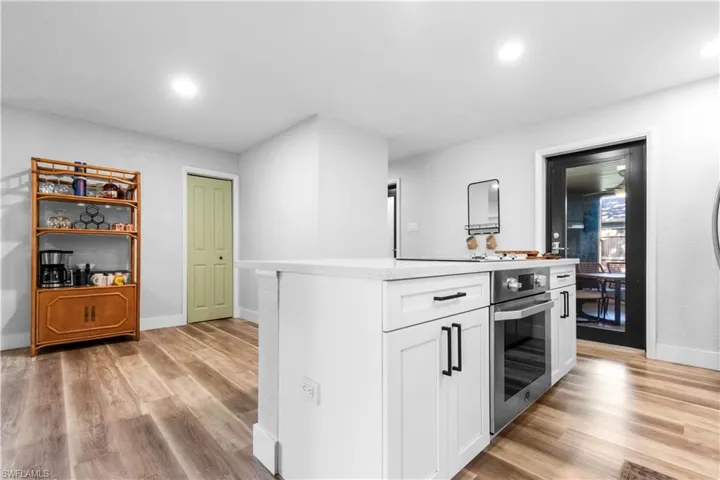 Kitchen featuring two large pantries