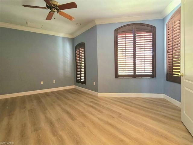 Den with new luxury vinyl flooring