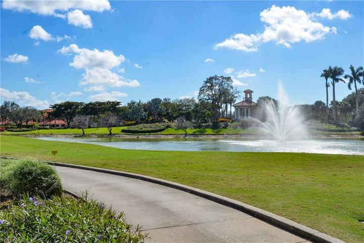 Fountain across the road