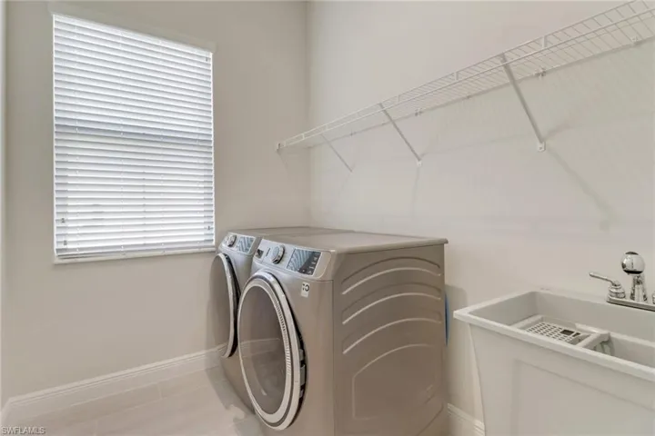 Top of the line washer and dryer and laundry tub