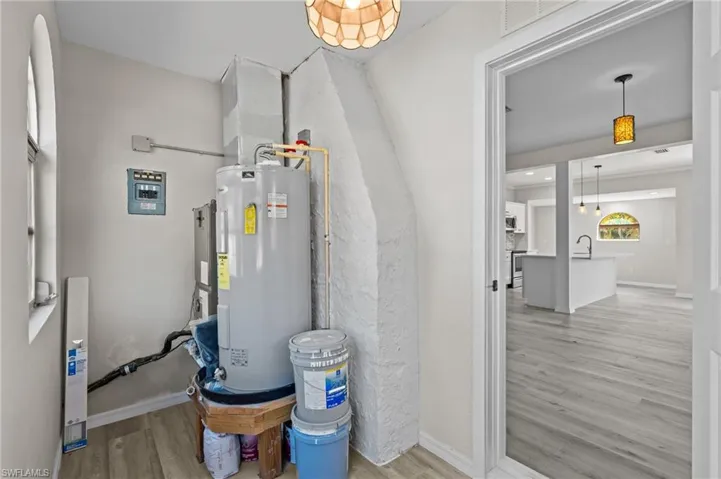 Additional space for storage in main quarters