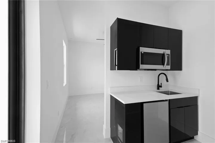 Kitchen featuring sink