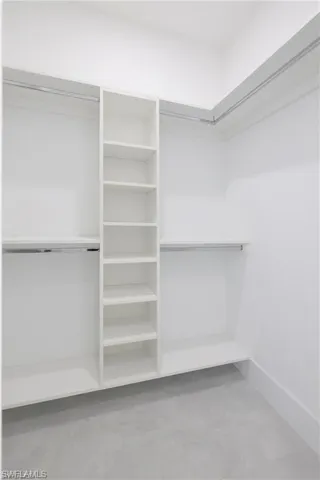 View of spacious closet