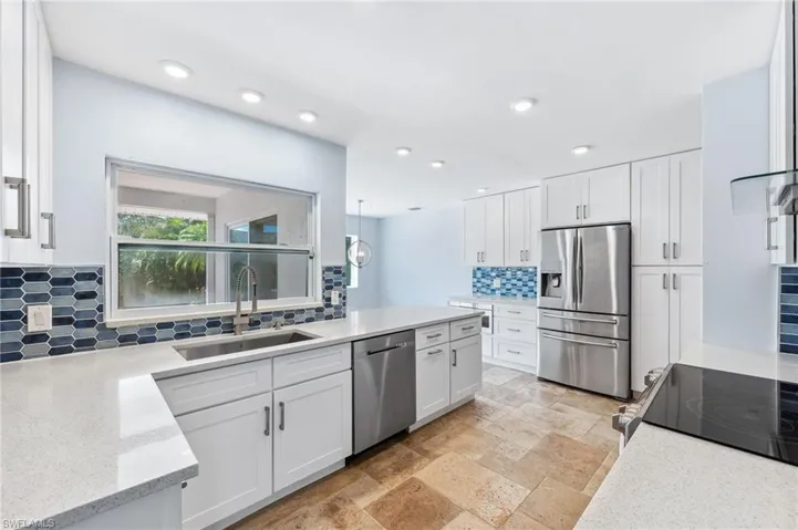 Entering kitchen from living room.