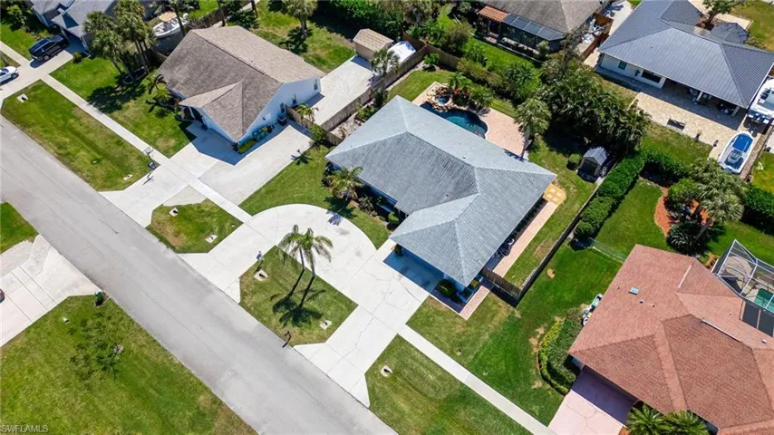 Bird's eye view featuring a residential view