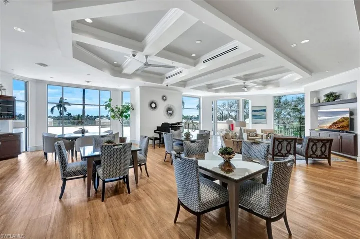 Updated club room. This is where you will enjoy gathering with neighbors.