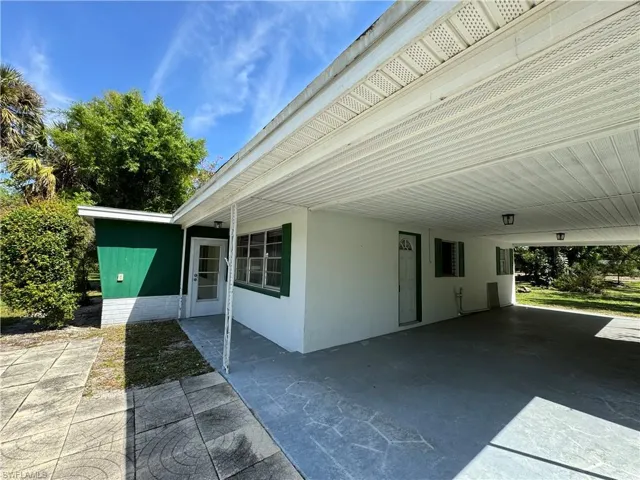 Carport & Entrance Door