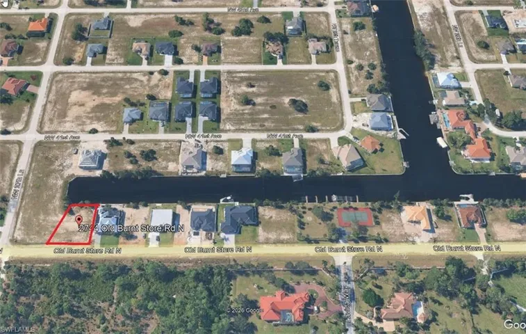 Aerial overview of property's location