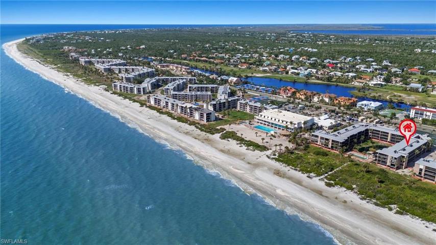 Aerial View Gulf Beach