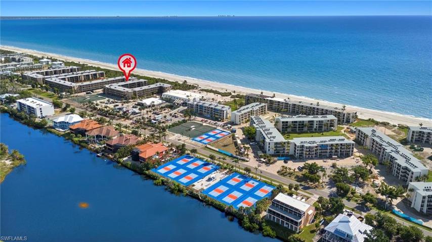 Aerial View w/ Condo Marker
