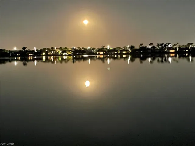 Water view at night