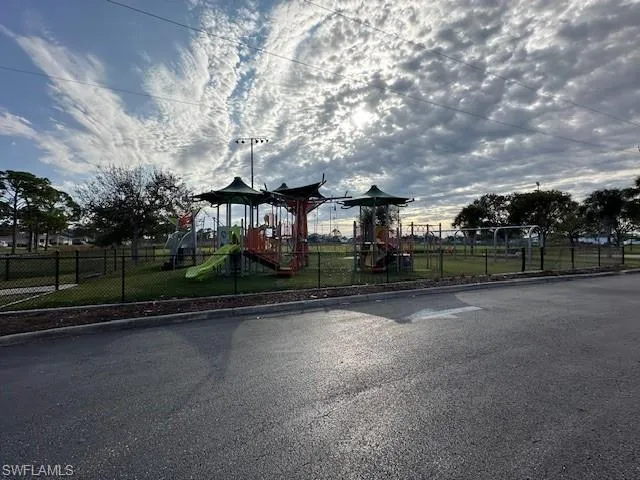 View of jungle gym