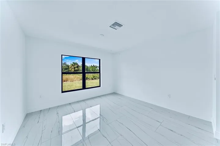 View of spare room