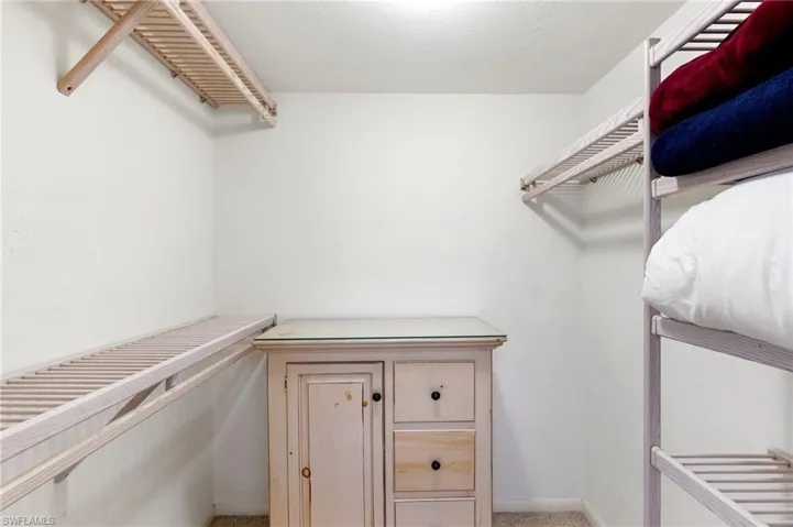 Wonderful walk in closet in primary