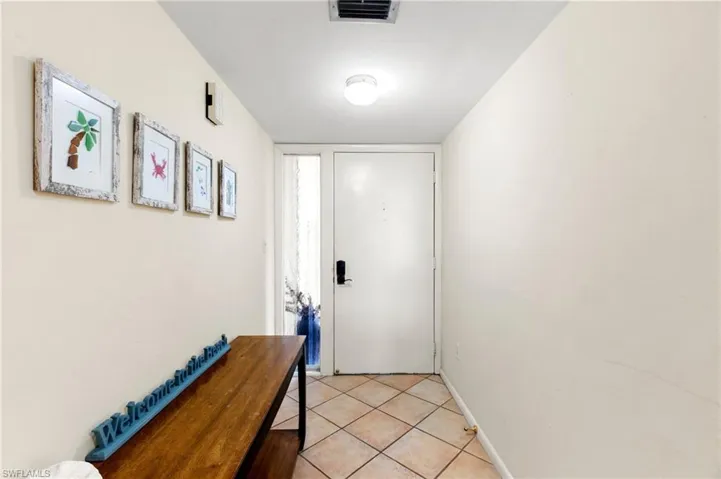 Condo also has screened entry