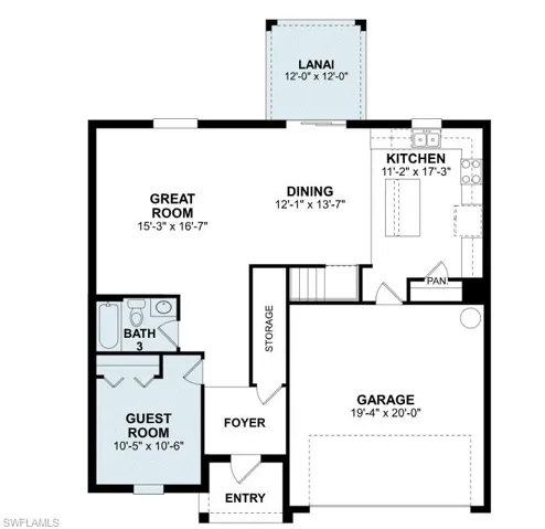 Tortuga First Floor