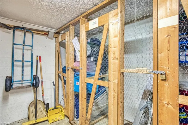 View of storage room