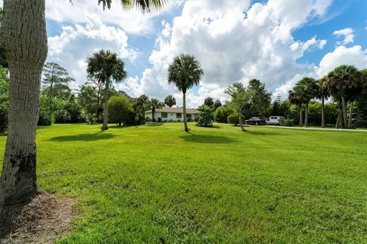 View of yard & property