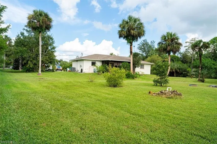 View of baackyard & property