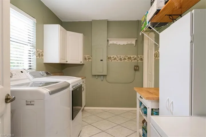 Large Laundry room with plenty of extra Storage