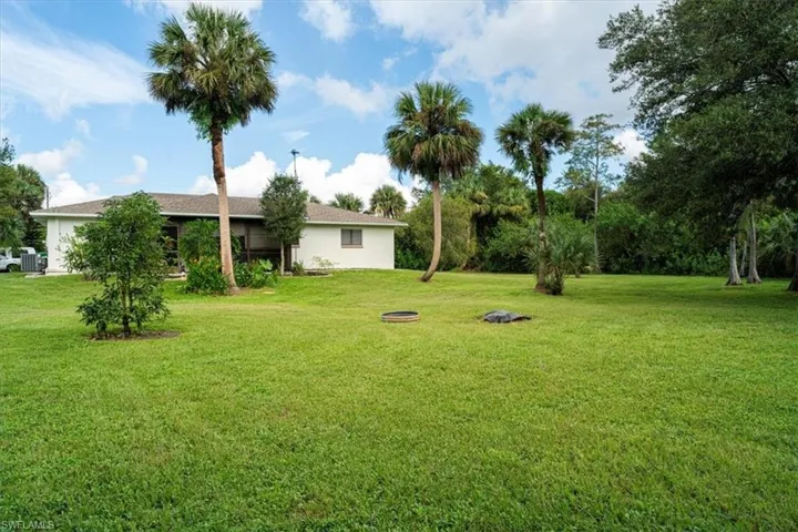 View of backyard & property