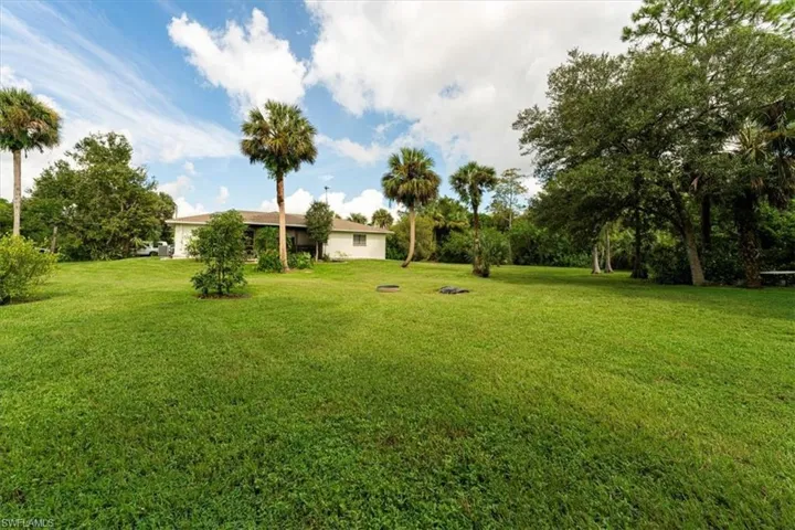 View of yard & property