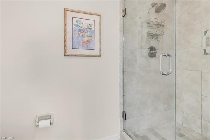 Master shower