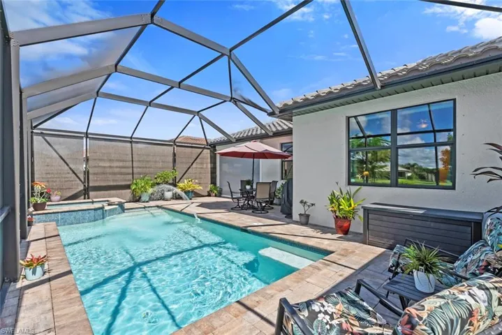 Sun shades on the lanai for privacy and shade