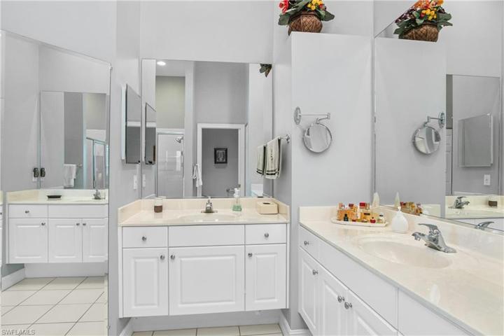 His and Hers vanities