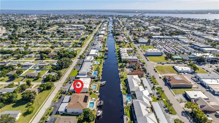 Aerial View of 906 SE 46th St. #101 Cape Coral, FL 33904