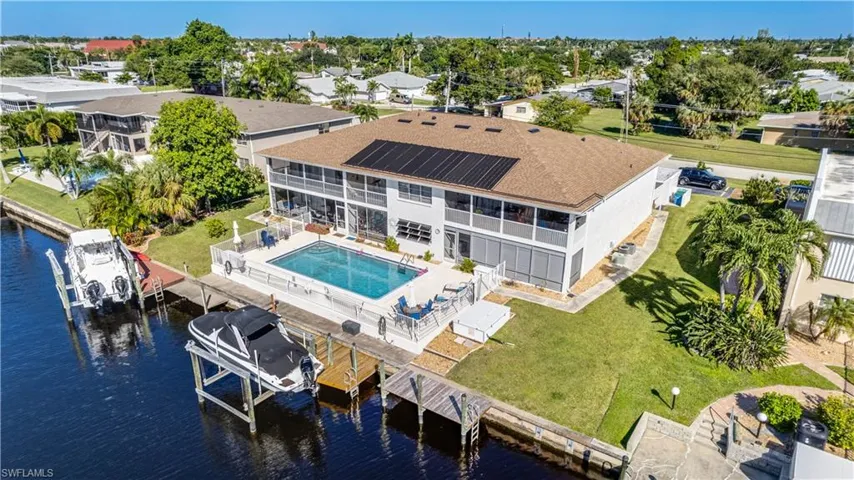 Aerial View of 906 SE 46th St.#101 Cape Coral, FL 33904