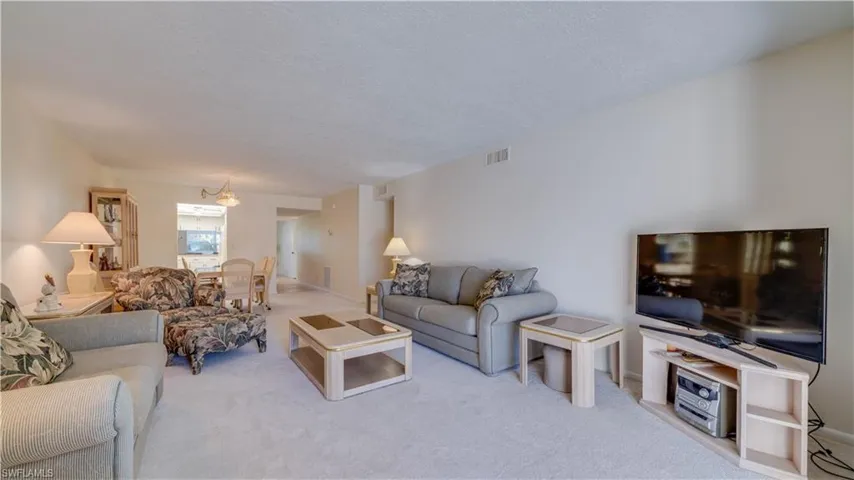Living Room with Sliders out to Lanai