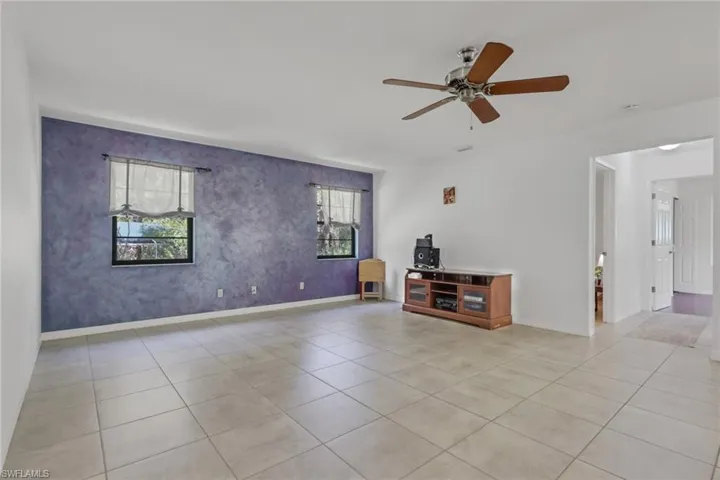 Second living area/family room off the kitchen!