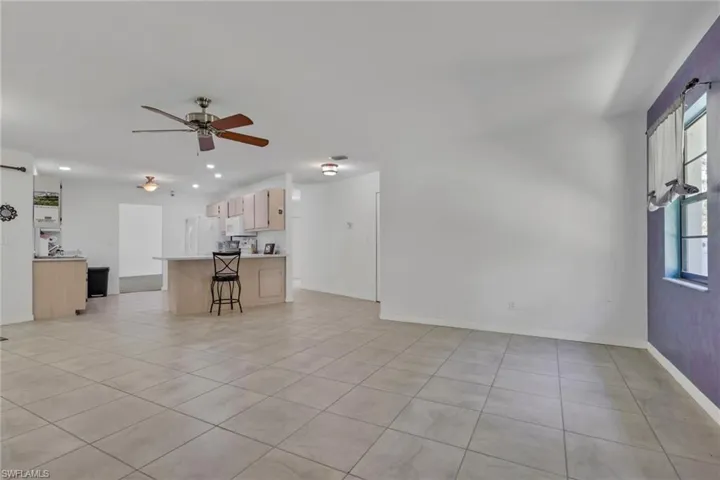 Second living area/family room off the kitchen!