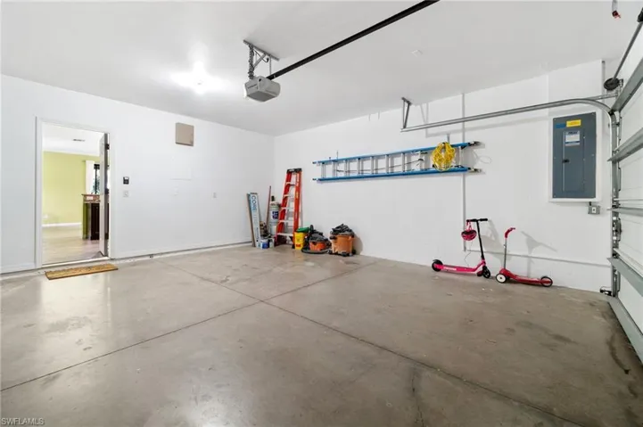 Spacious 2 car garage
