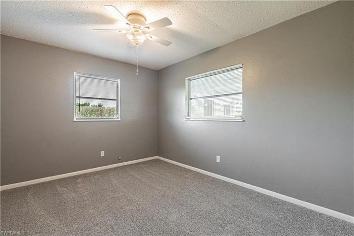 Bedroom 1 with window views