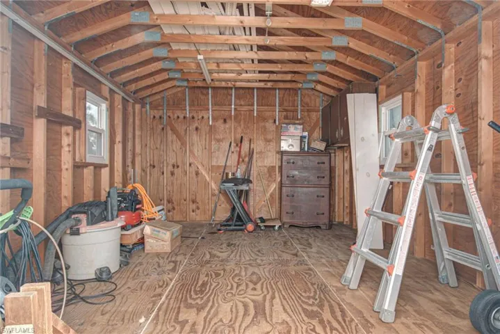 View of storage area