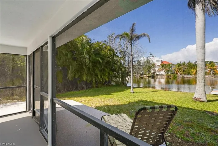 Apartment 1 View of yard featuring a water view