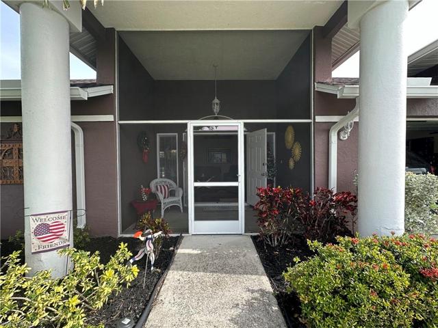 Large Pillars as you Enter your Home