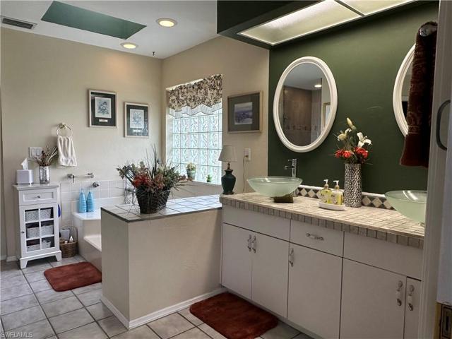 2 Vessel Sinks and Large Counter Top