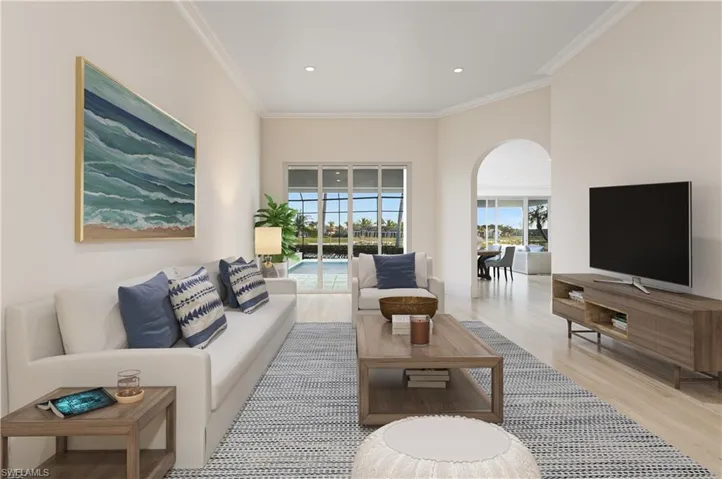 Virtually staged to show how easily this amazing residence can be transformed.
