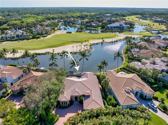 Stunning views of the 16th Fairway of the Palm Course and long, lake vistas.