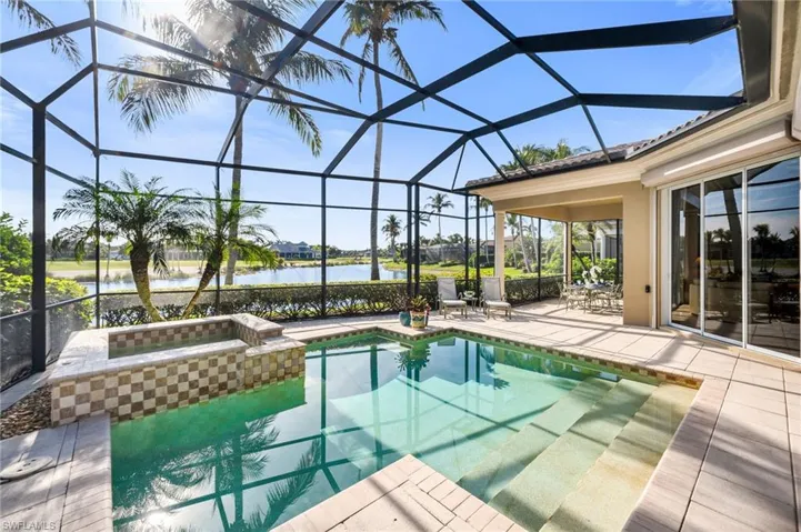 Welcome home to spectacular lake and golf course views!
